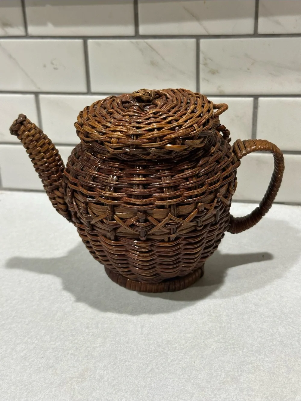Teapot-Shaped Basket